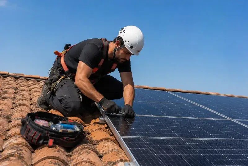Maintenance et monitoring de panneaux solaires à Périgny