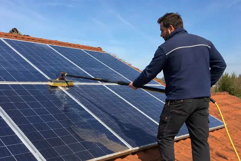 Nettoyage et entretien de panneaux solaires à Périgny